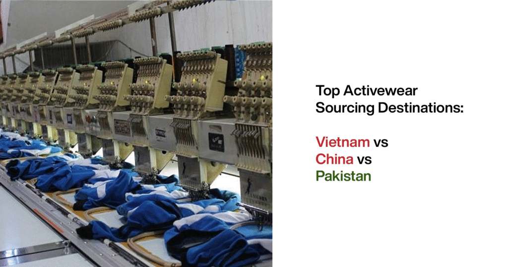 Top Activewear Sourcing Destinations