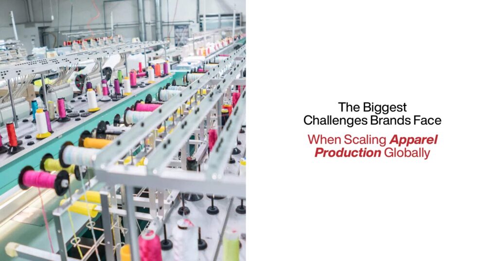 The Biggest Challenges Brands Face When Scaling Apparel Production Globally